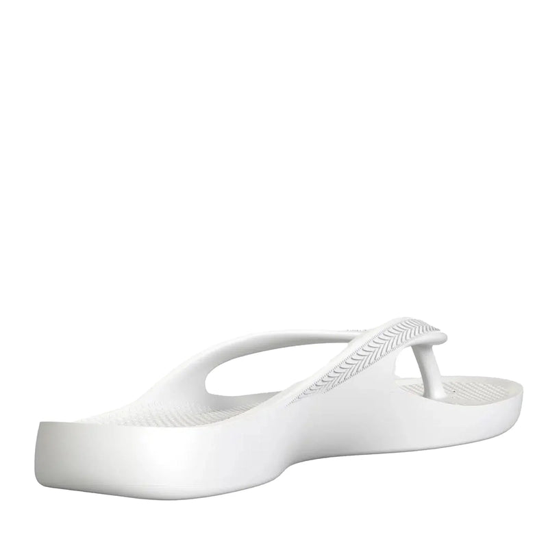 thongs - White Arch Support Orthotic Unisex Thongs - UGG Boot Australia