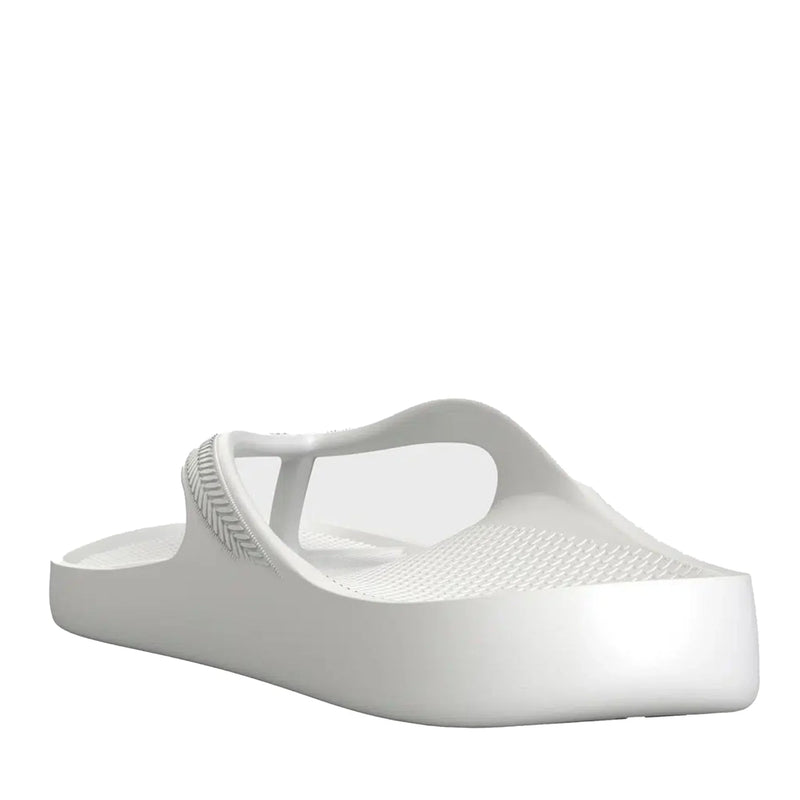 thongs - White Arch Support Orthotic Unisex Thongs - UGG Boot Australia