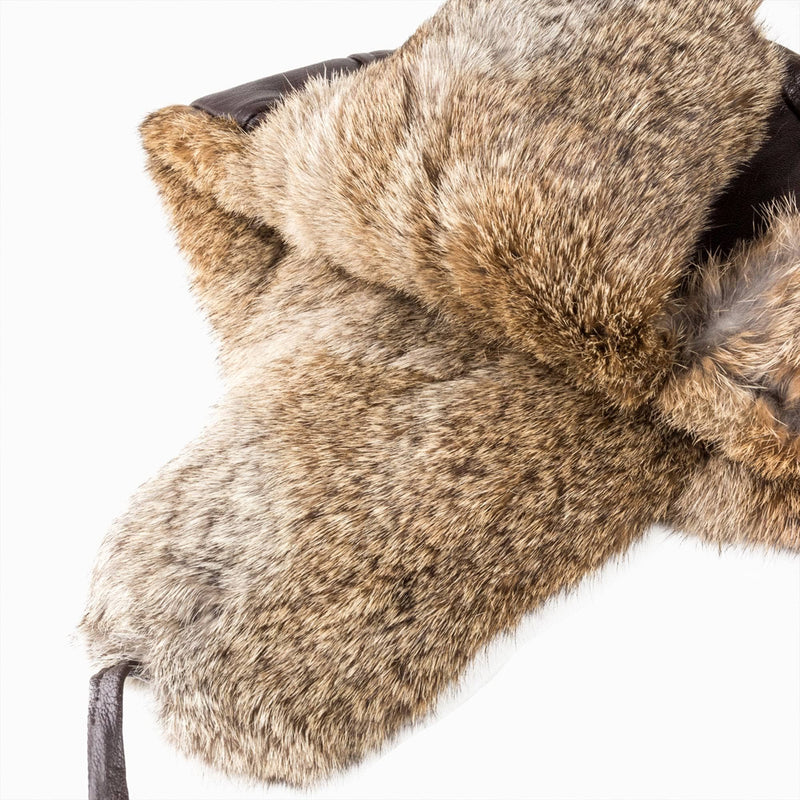 - UGG Aviator Leather Hat with Rabbit Fur - UGG Boot Australia