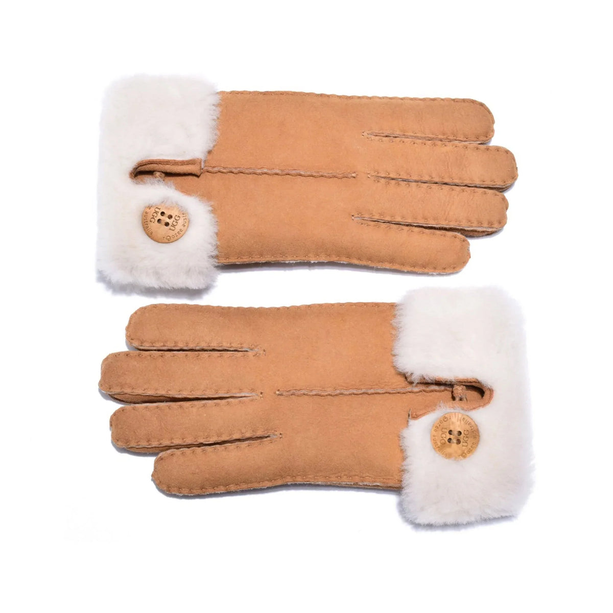 - UGG Button Sheepskin Gloves - UGG Boot Australia
