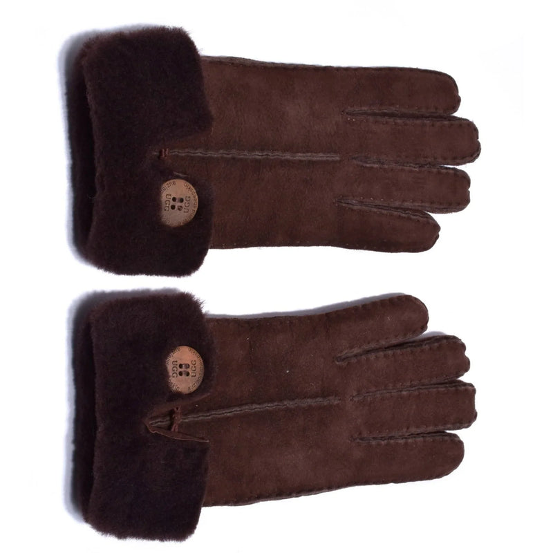 - UGG Button Sheepskin Gloves - UGG Boot Australia