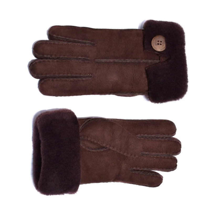 - UGG Button Sheepskin Gloves - UGG Boot Australia