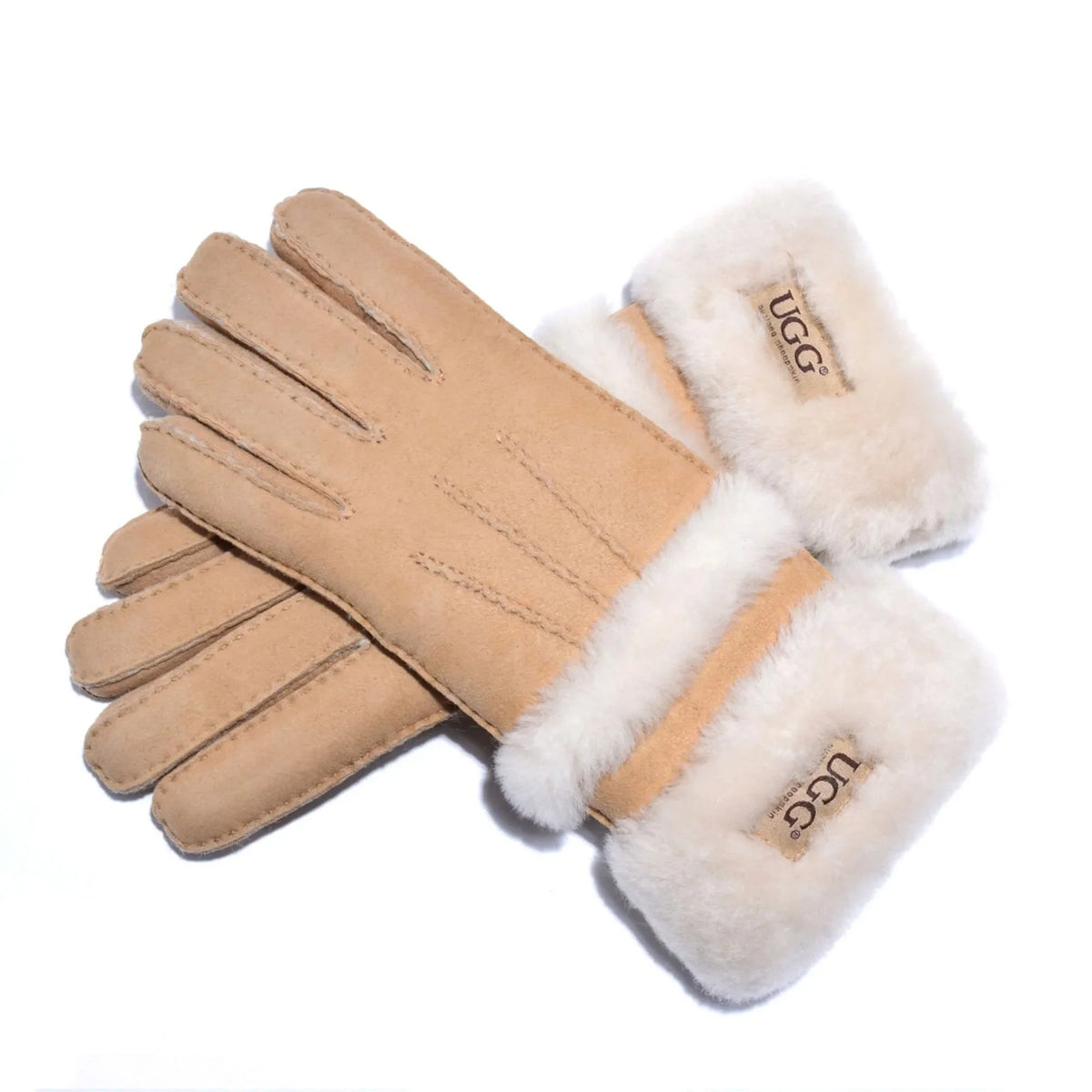 - UGG Double Cuff Sheepskin Gloves - UGG Boot Australia