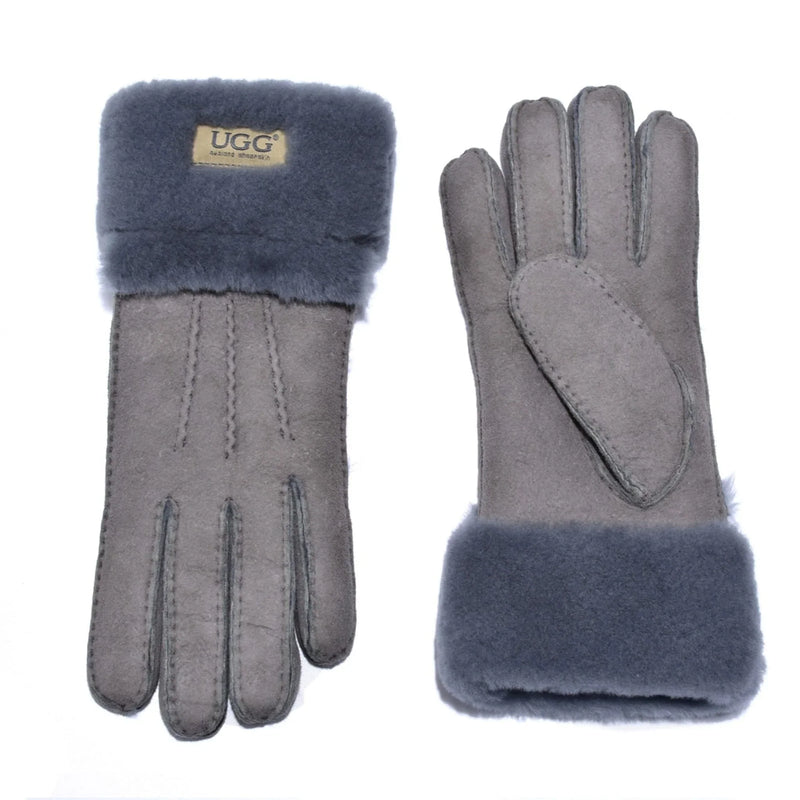- UGG Double Cuff Sheepskin Gloves - UGG Boot Australia