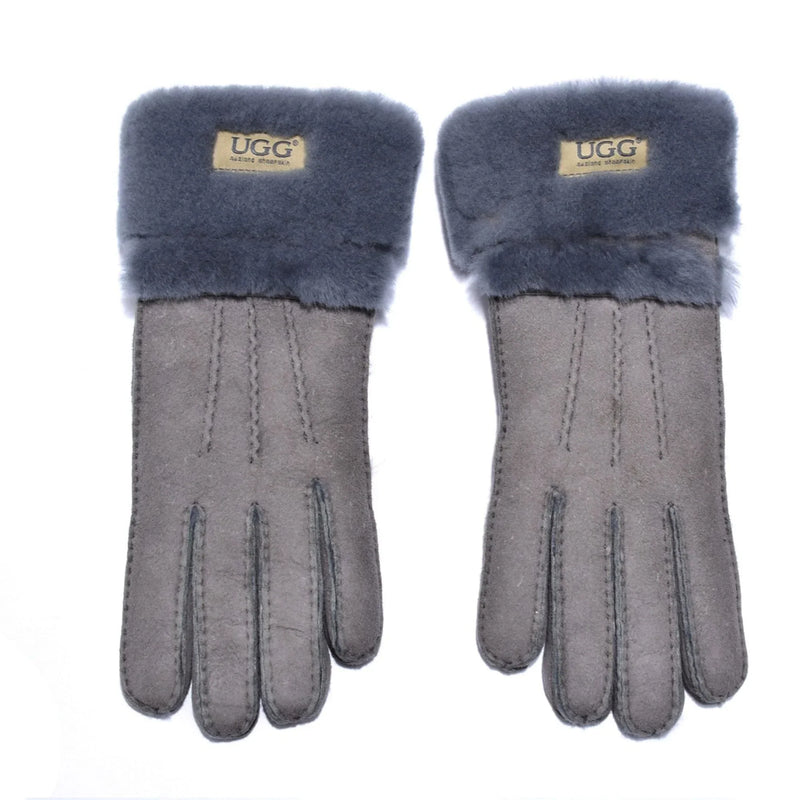 - UGG Double Cuff Sheepskin Gloves - UGG Boot Australia