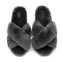 - UGG Fluffy Cross Slides - UGG Boot Australia