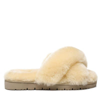 - UGG Fluffy Cross Slides - UGG Boot Australia