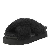 - UGG Iris Fluffy Platform Slides - UGG Boot Australia