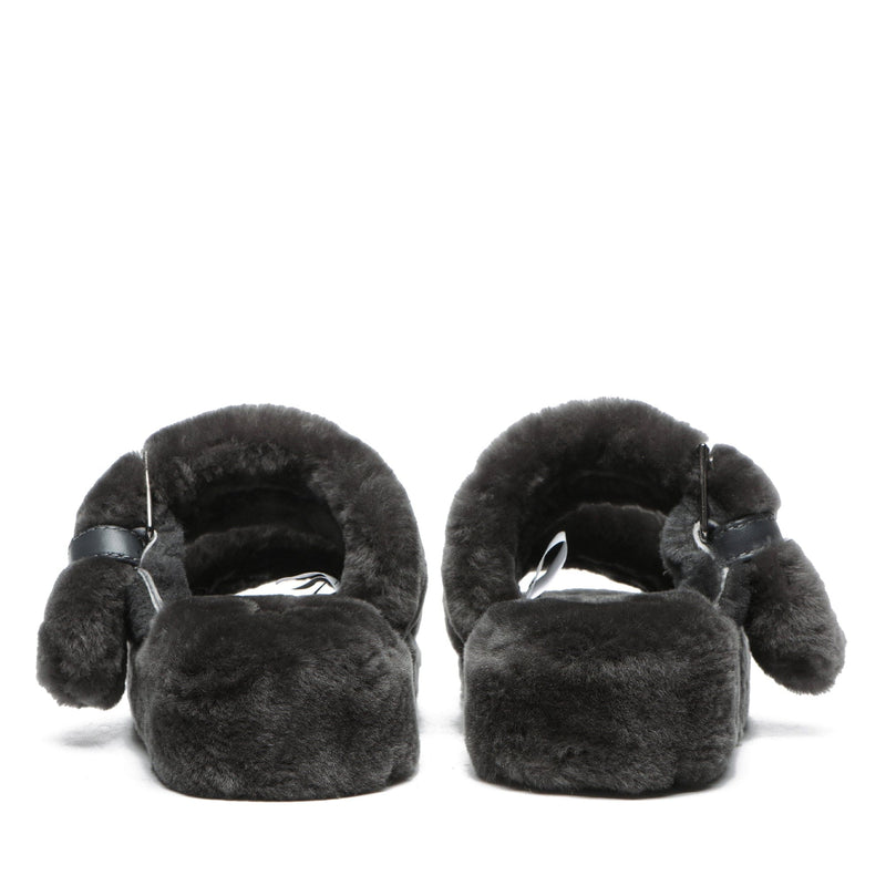 - UGG Jamella Fluffy Platform Slides - UGG Boot Australia