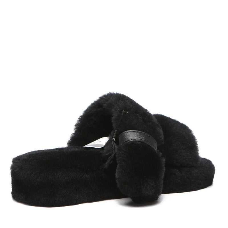 - UGG Jamella Fluffy Platform Slides - UGG Boot Australia