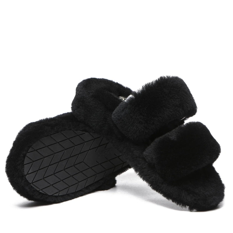 - UGG Jamella Fluffy Platform Slides - UGG Boot Australia