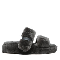 - UGG Jamella Fluffy Platform Slides - UGG Boot Australia