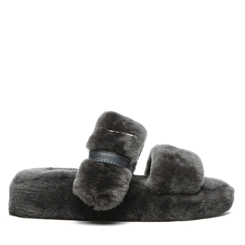 - UGG Jamella Fluffy Platform Slides - UGG Boot Australia