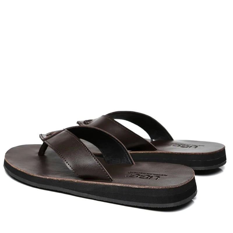 - UGG Leather Slide - UGG Boot Australia