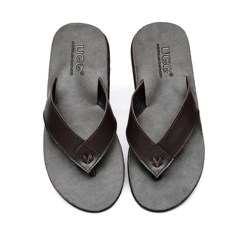 - UGG Leather Slide - UGG Boot Australia