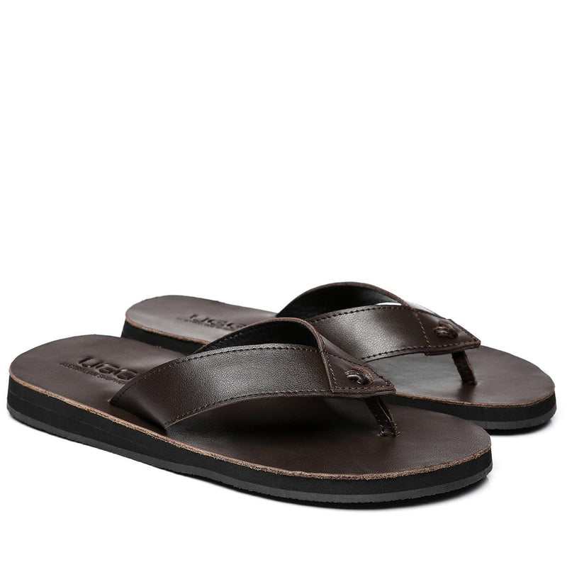 - UGG Leather Slide - UGG Boot Australia