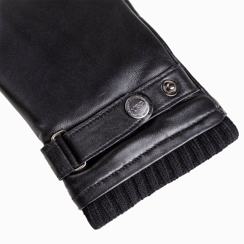 - UGG Premium Touch Screen Men's Silver Stud Gloves - UGG Boot Australia