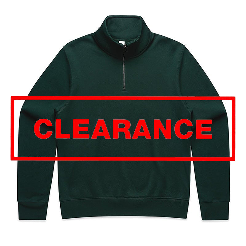 WO'S STENCIL HALF ZIP